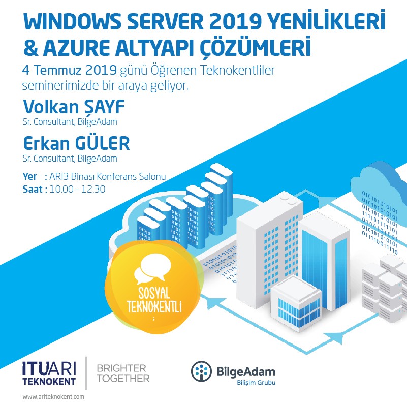 Windows Server 2019 Yenilikleri & Azure Altyapı Çözümleri 