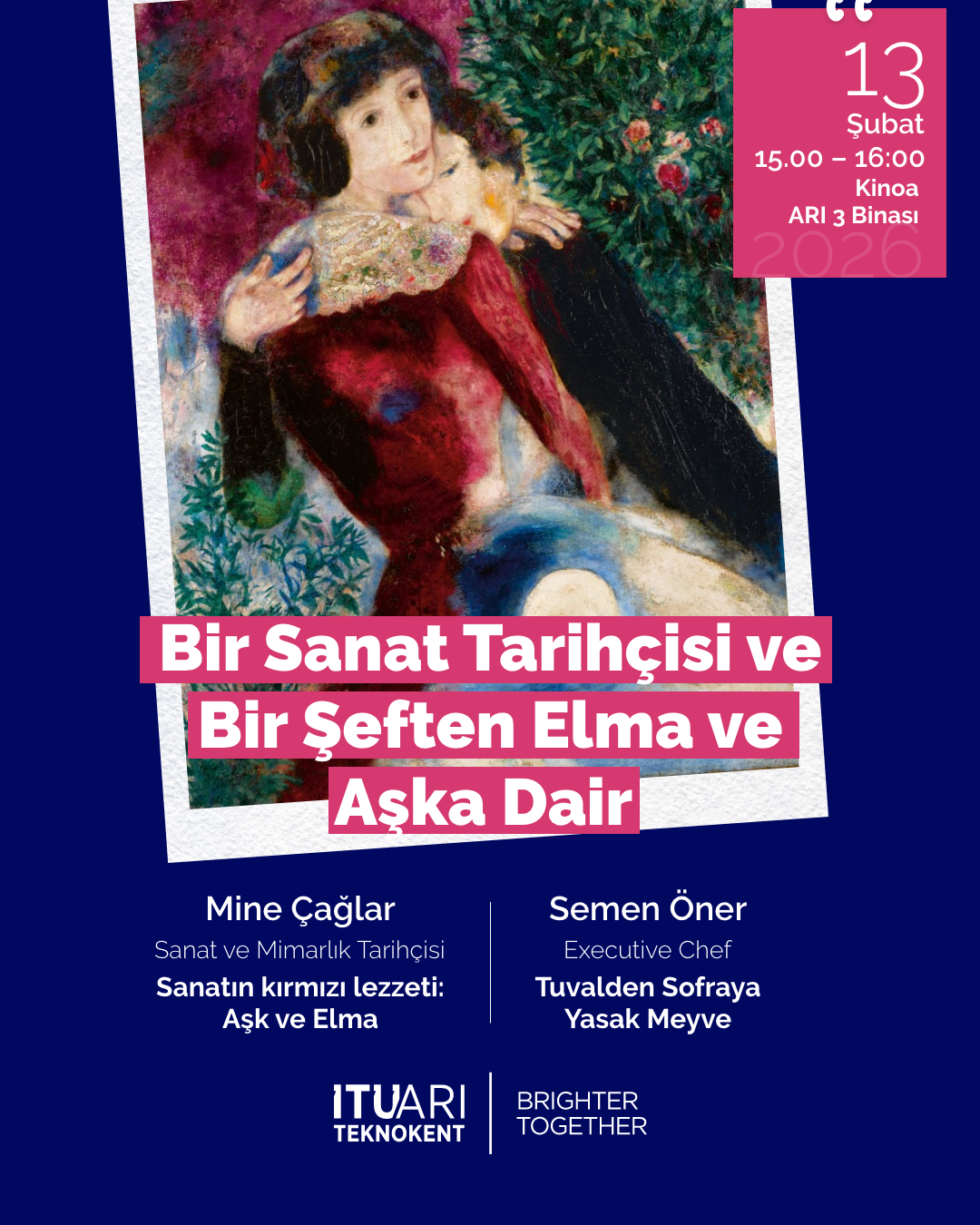 Sevgililer G&uuml;n&uuml;'ne &Ouml;zel Sanat Tarihi ve Gastronomi Buluşması