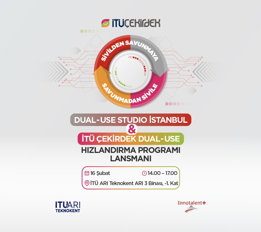 Dual-Use Studio İstanbul ve İT&Uuml; &Ccedil;ekirdek Dual-Use Hızlandırma Programı Lansmanı